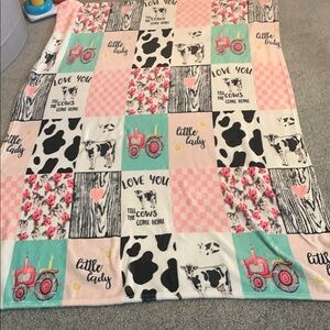 Baby Blanket Cows